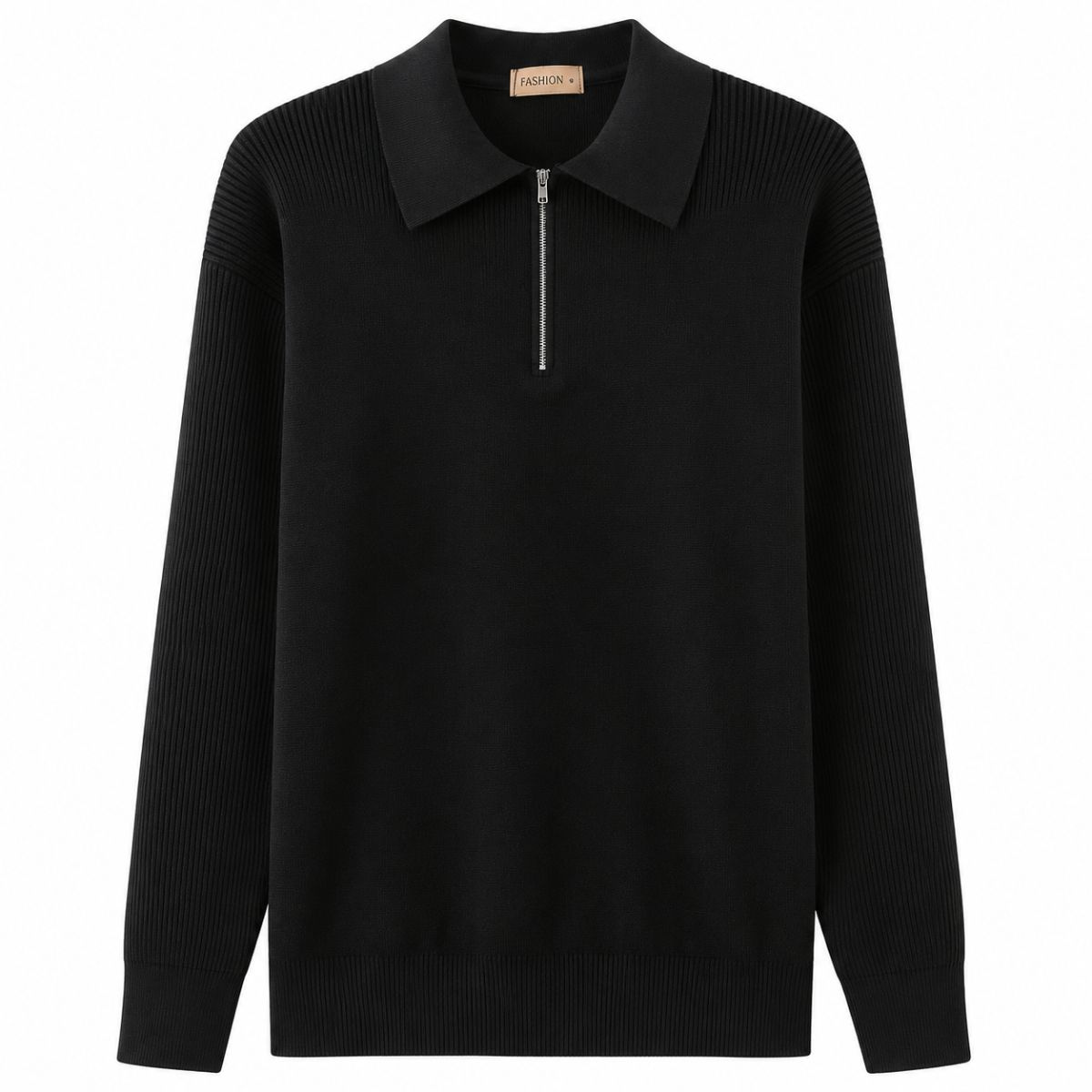 Braemar Kaschmir-Half-Zip-Polo-Pullover
