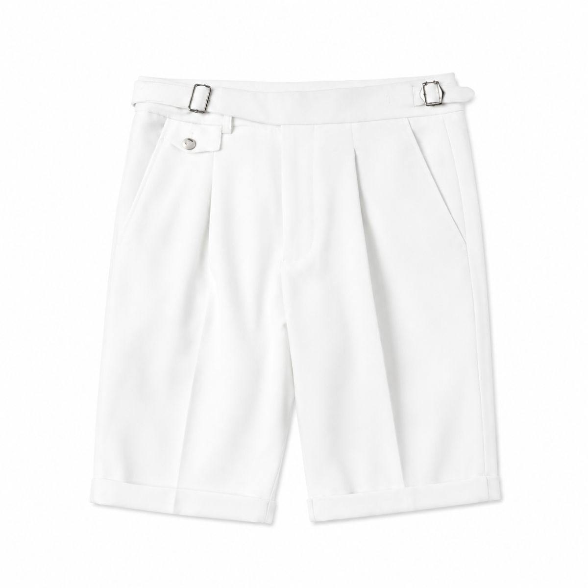 Valdore Elegante Bermuda-Shorts mit Falten