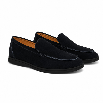 Holborn Premium Mokassins aus Veloursleder mit schwarzer Sohle