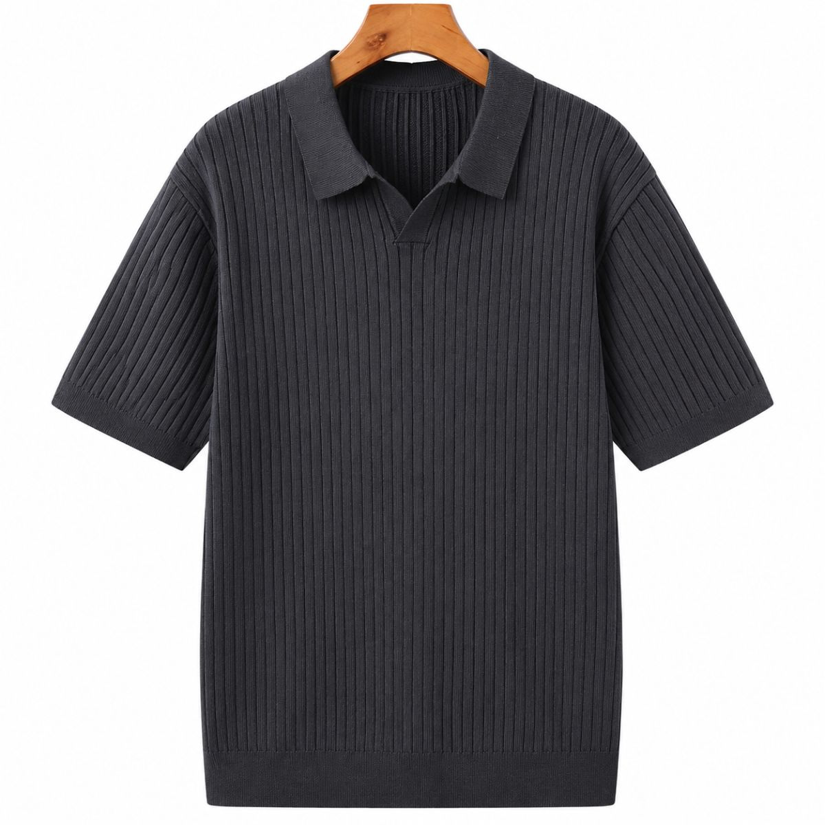 Colton Premium Polo mit Rippenstruktur