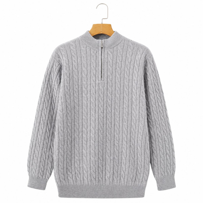 Halton Kaschmir-Half-Zip-Pullover