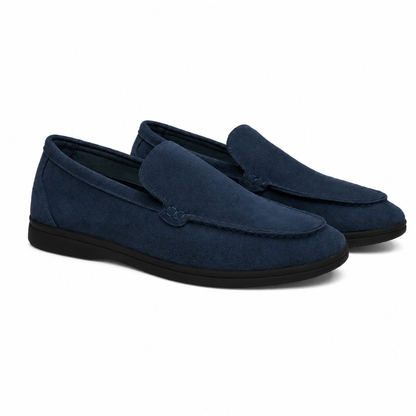 Holborn Premium Mokassins aus Veloursleder mit schwarzer Sohle