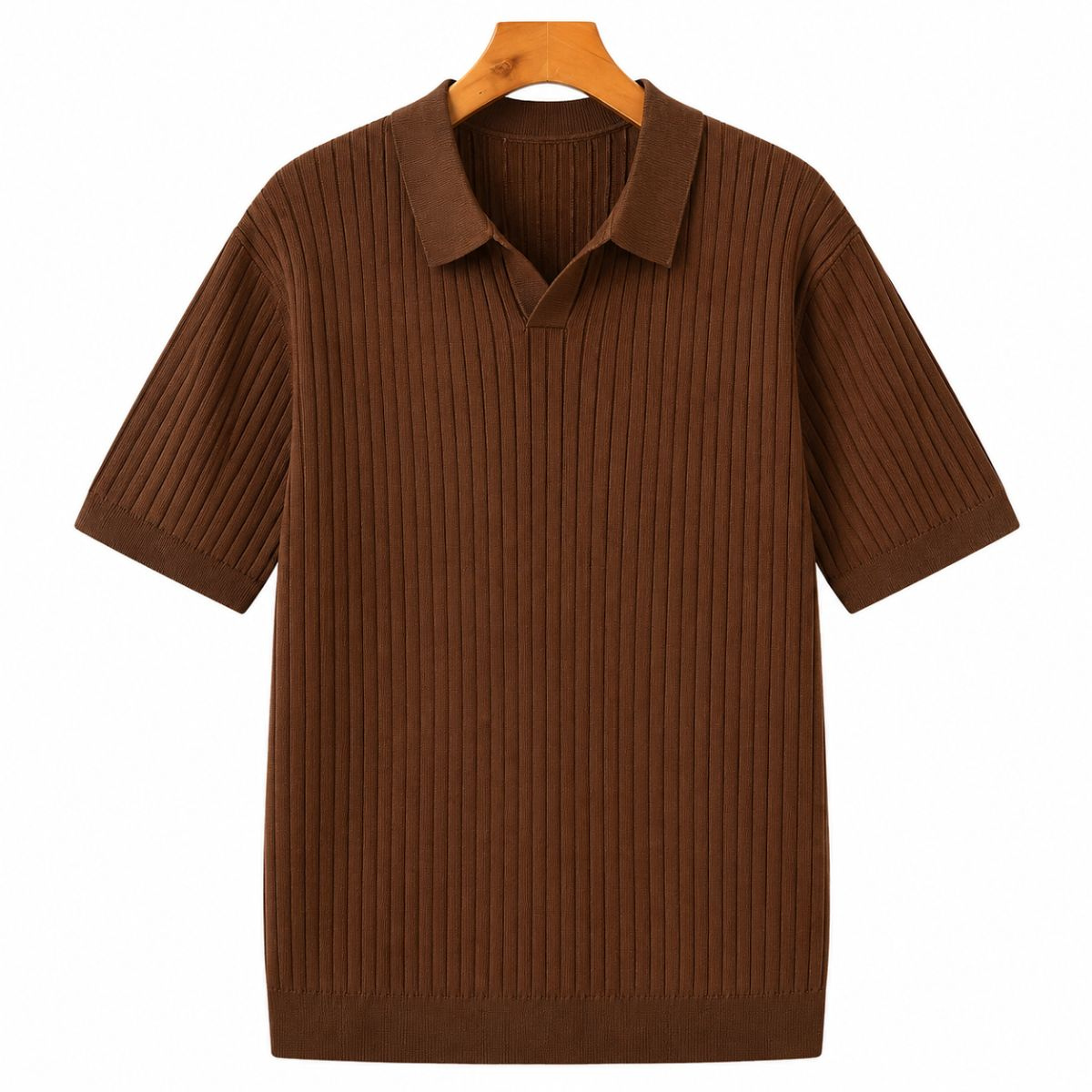 Colton Premium Polo mit Rippenstruktur