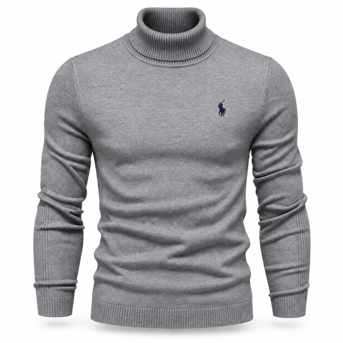 Men’s Premium Fine-Knit Turtleneck Sweater