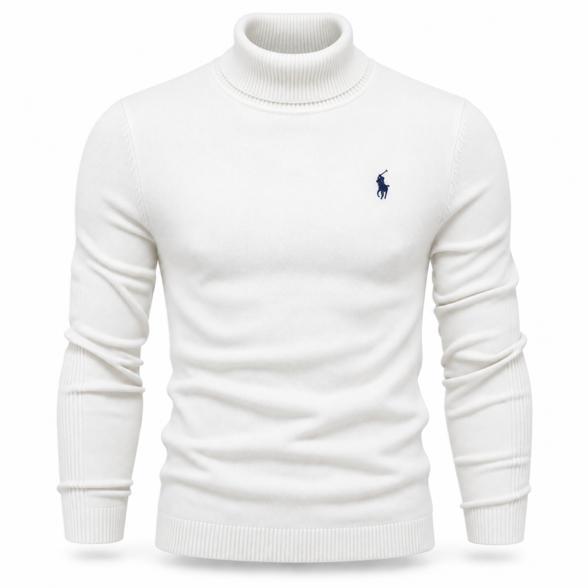 Men’s Premium Fine-Knit Turtleneck Sweater