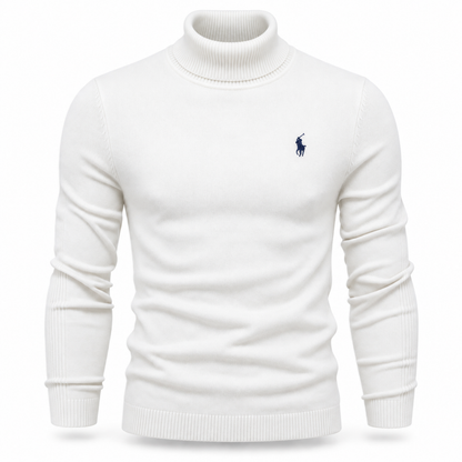 Men’s Premium Fine-Knit Turtleneck Sweater