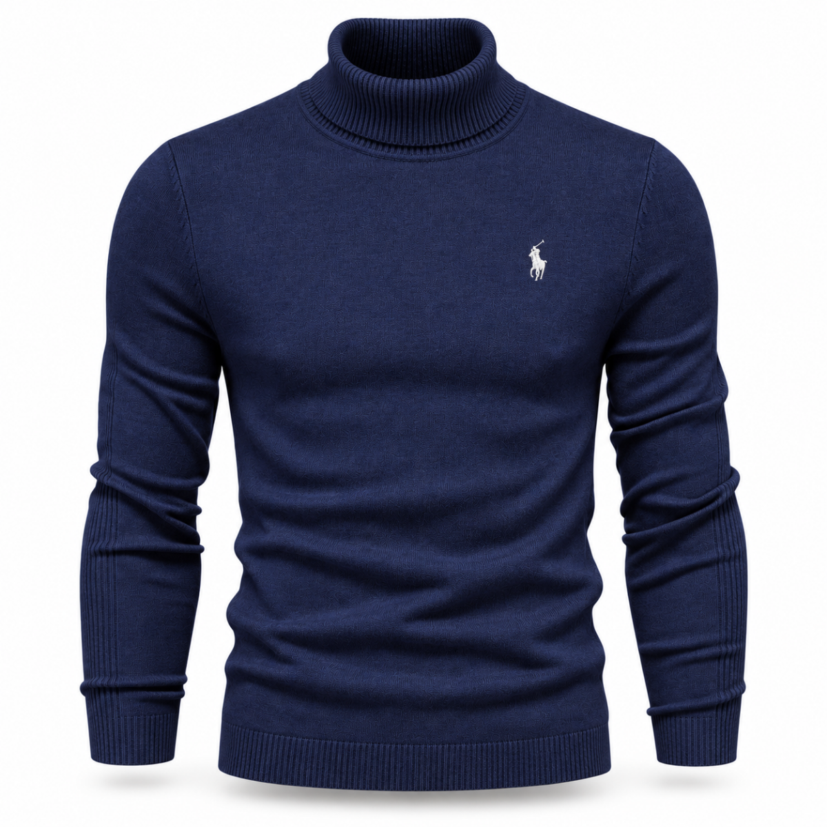 Men’s Premium Fine-Knit Turtleneck Sweater