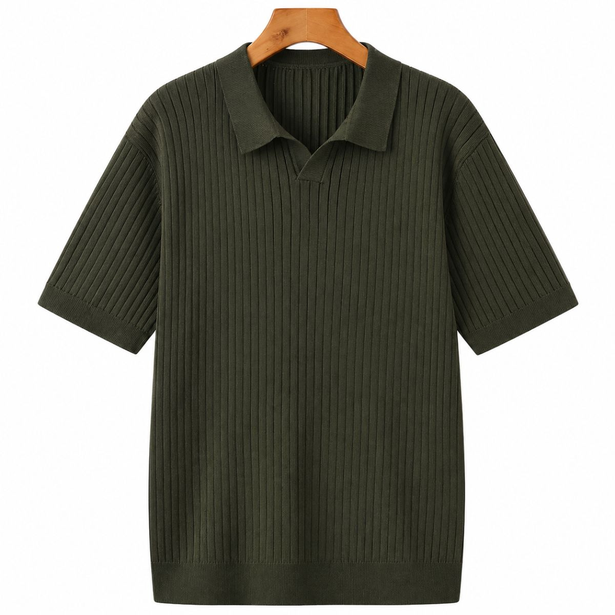 Colton Premium Polo mit Rippenstruktur