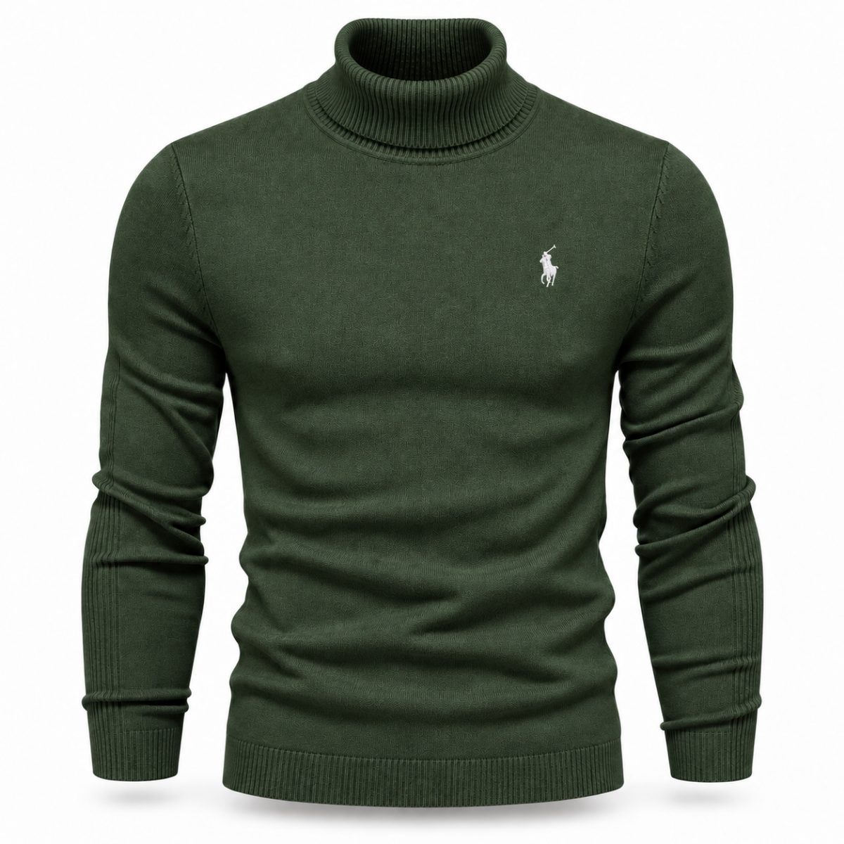Men’s Premium Fine-Knit Turtleneck Sweater